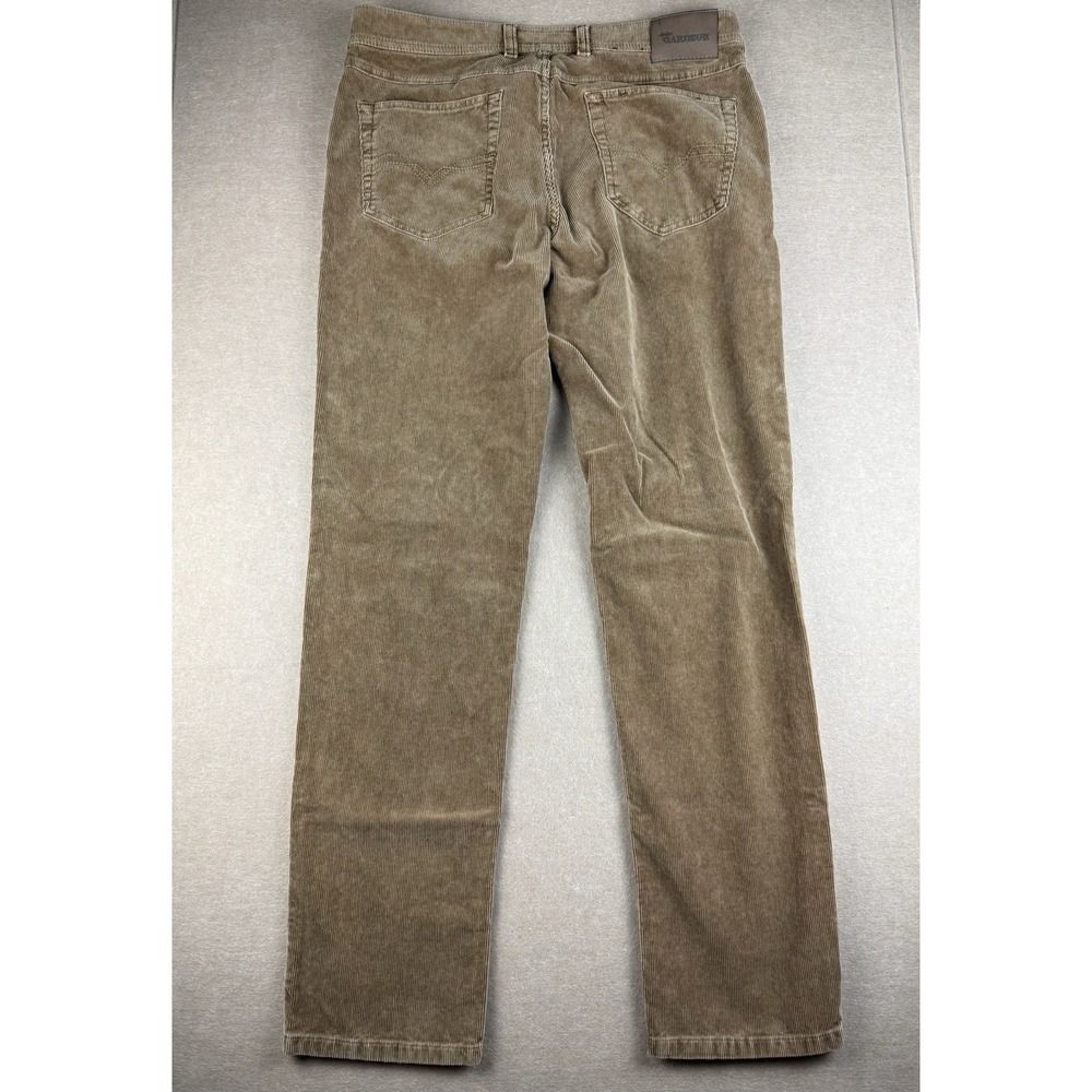Atelier‎ Gardeur Corduroy Pants Men's 35/34 Brown Nevio-1 Regular Fit Mid Rise - Picture 2 of 14